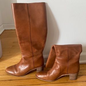 Madewell Tall Boots in Tan - size 8 - minimal wear